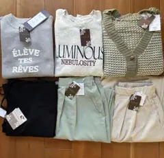 新品 レディース 秋冬 カジュアル terawear まとめ売り6点 LLサイズ