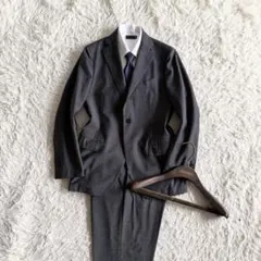 <美品>LARDINI ダークグレー ウール コットン スーツ サイズ44 美品>LARDINI ダークグレー ウール スーツ サイズ46 - メルカリ