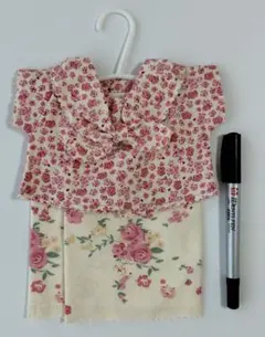 ハギレ 生地見本 花柄 人形服風サンプル