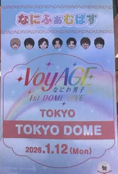 1/12 VoyAGE 東京ドーム なにふぁむぱす　ステッカー