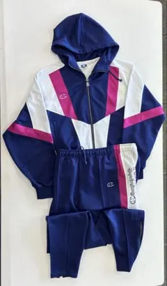 【Champion】ジップアップパーカー(M) ジャージ 上下セットのサムネイル