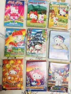 ご当地キティ　ミニメモ帳　バラ9冊