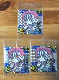 鬼滅の刃 SR猗窩座 3枚 ディフォルメシールウエハース 其の13