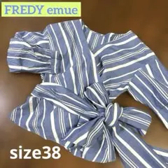 FREDYemue 夏 シャツ ブラウス38 Mカシュクール長袖キャンディーのサムネイル