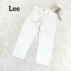 LEE ストレートデニム ホワイトデニム 白パン M 30インチ コットンのサムネイル