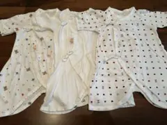 3枚セット❤︎赤ちゃんの城❤︎50-60cm❤︎コンビ肌着❤︎国産❤︎美品❤︎Bセット❤︎