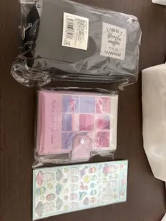 シール帳　ドロップ風シール　ペンポーチ