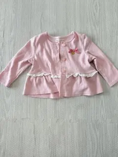 クーラクール ピンク 春用 カーディガン ベビー 80