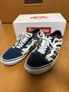 Supreme × VANS Leopard スニーカーUS 9.5のサムネイル