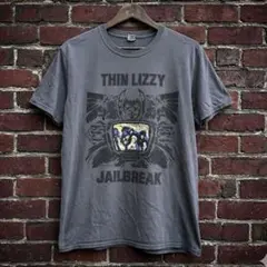 希少　Thin Lizzy シンリジィ　Jailbreak Tシャツ L グレーのサムネイル