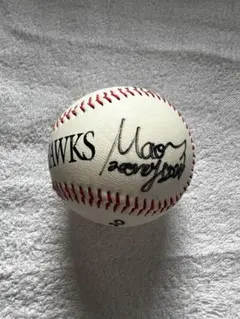 ソフトバンクホークス ハニーズ　マオ　記念ボール サイン入り