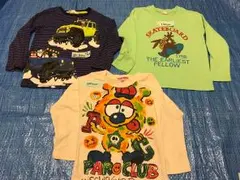 ロンTシャツ  98-120cm  混合 3枚セット