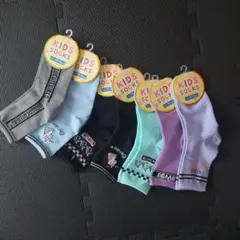 新品　キッズ靴下 7足セット 19-24cm　ユニコーン　ガールズ　女の子