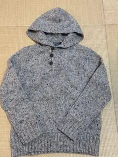 Polo by Ralph Lauren アルパカ混フード付きニット M