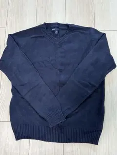 GapKids ネイビー Vネックセーター S (150)