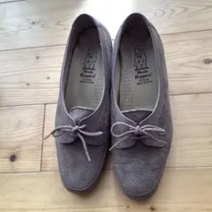 Hush Puppies ブラウン 中ヒール パンプス