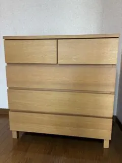 無印良品 タモ材チェスト 4段 幅85.5cm - メルカリ