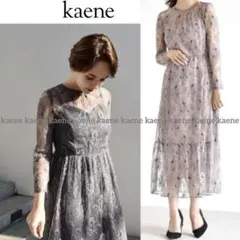 極美品 kaene カエン 総レースワンピース ローズ ¥25,300のサムネイル