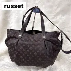 未使用級✨ラシット 2way ナイロン×レザー ハンドバッグ ショルダーバッグ