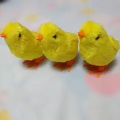 ぴよこぴよこ／ピヨコゼンマイ式3体セット