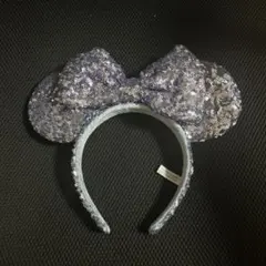ディズニー ミッキー型 スパンコールカチューシャ