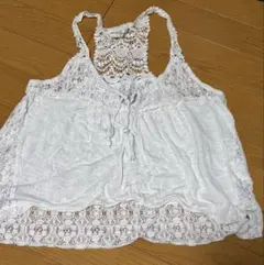 Abercrombie & Fitch レースキャミソール ホワイト Sのサムネイル