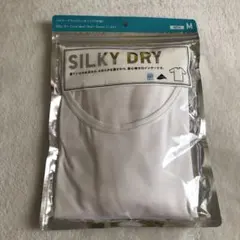 ユニクロ シルキードライクルーネックT半袖 MEN M