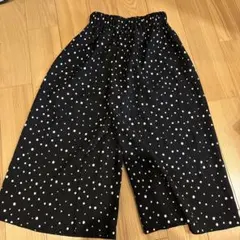 水玉模様プリーツロングパンツ 120