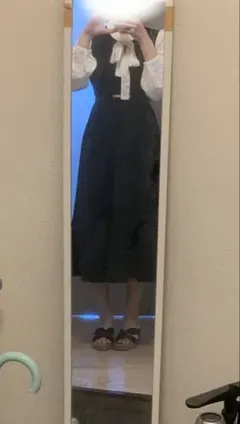 ボウタイワンピース Lサイズ