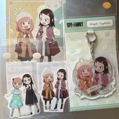 SPY×FAMILY アクリルキーホルダー ・シール2枚・ポストカード