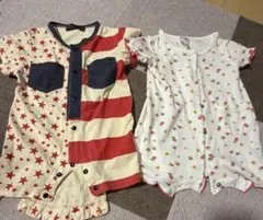 babyGAP ベビーギャップとしまむらのロンパース2点セット