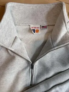 フリークスストア　Freaks Store グレー　ハーフジップスウェット