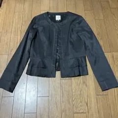 Style.com ノーカラージャケット ブラックのサムネイル