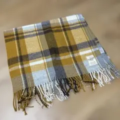 チェック柄マフラー