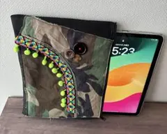 ipad タブレットケース ハンドメイド リメイク品