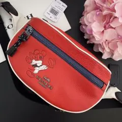 限定モデル 新品 COACH × Disney コラボ ボディバッグ