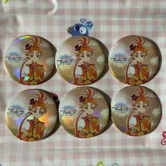 ひろがるスカイプリキュア　キュアウィング　出張店　ホログラム　缶バッジ　セット