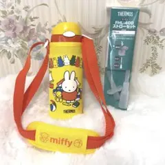 サーモス 水筒 ストローボトル 400ml ミッフィーFHL-402FB