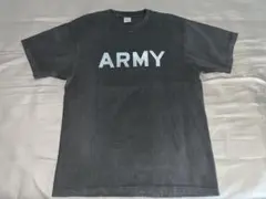 HOUSTON（ヒューストン） 22305 ピグメントTシャツ（ARMY）　L