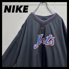 ビッグシルエットXXL NIKE ニューヨーク・メッツ　ナイロンプルオーバー