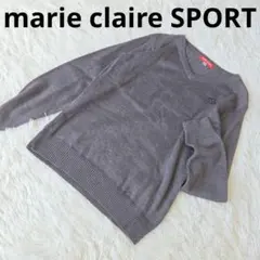 marie claire SPORT マリ・クレール スポール（M）長袖 ニット