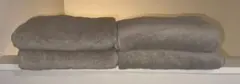 グレー 厚手バスタオル 4枚セット