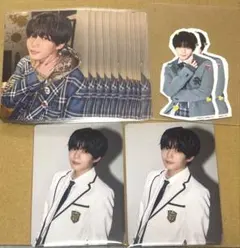 なにわ男子　長尾謙杜　HARDWORK トレカ　シール