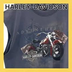 米製 00s ハーレー 古着 タンクトップ カットオフ ボロ フェード ダメージ