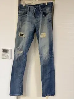 AGジーンズ　ダメージデニム スリムフィット