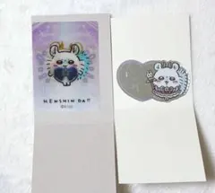 まじかるちいかわ モモンガ ミラーステッカー レンチキュラーカード 2点セット