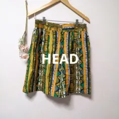 HEAD ハーフパンツ 柄もの 総柄 個性的 麻 綿 リネン LINENのサムネイル