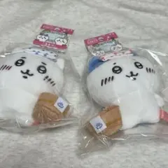 【新品未開封】温泉地限定 ちいかわ ハチワレ マスコットキーチェーン ぬいぐるみ