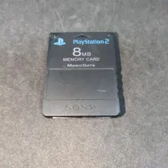 34.PS2メモリーカード ブラック SCPH-10020