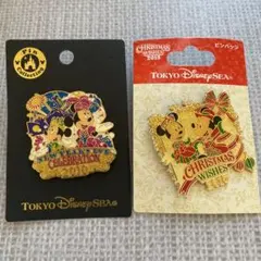TDR 2010年カウントダウンピンバッジ＆2015年クリスマスピンバッジ